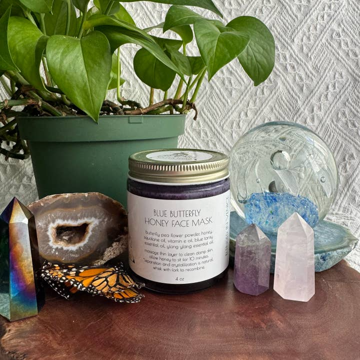Blue Butterfly Honey Face Mask