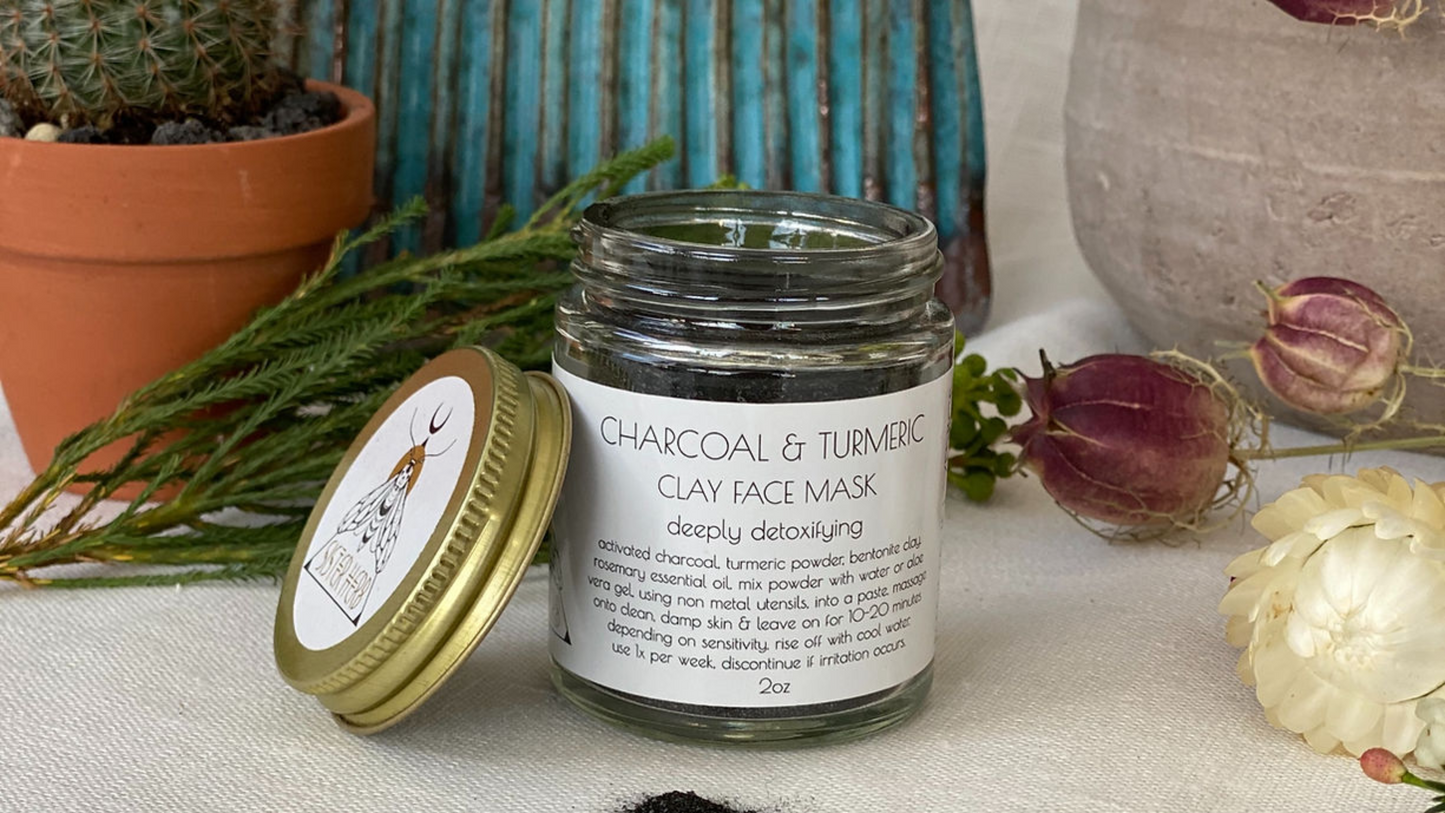 Charcoal & Turmeric Face Mask