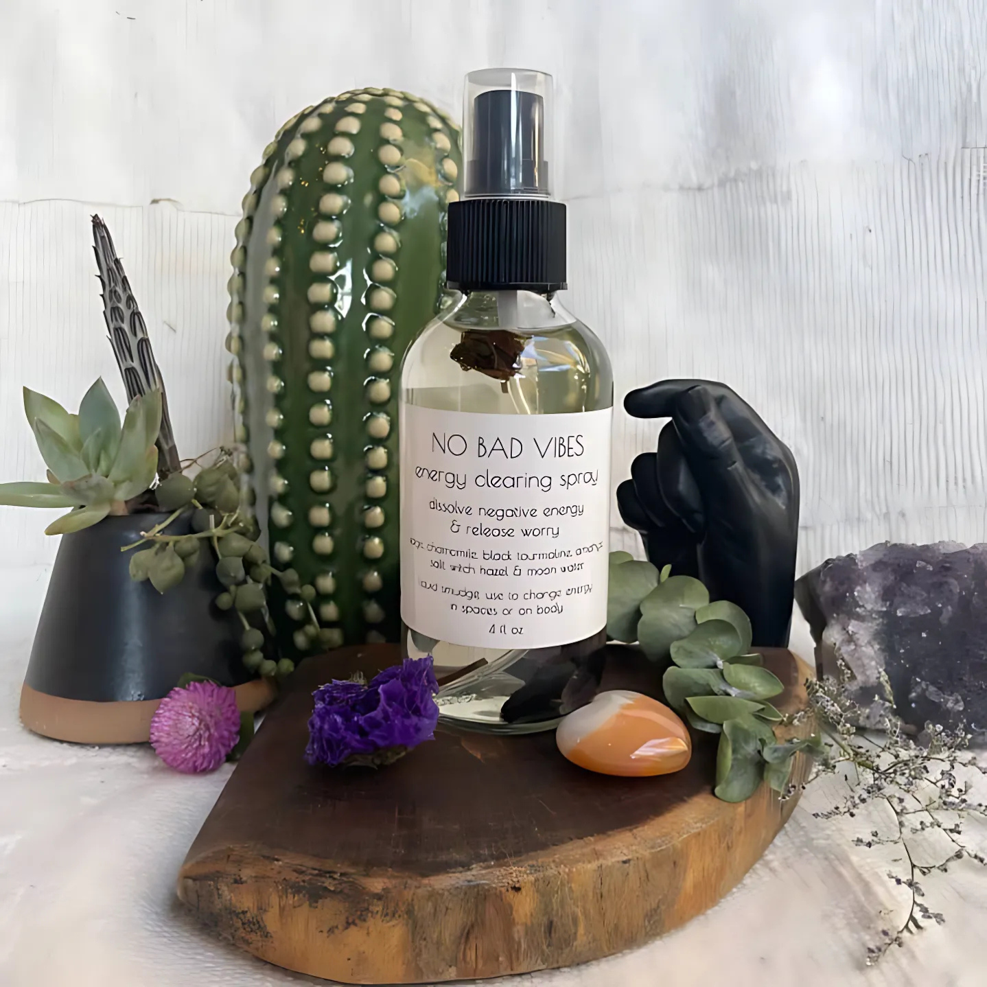 No Bad Vibes Liquid Smudge Spray